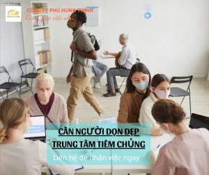TUYỂN 3 NHÂN VIÊN DỌN DẸP DĨ AN