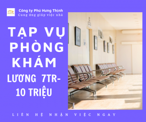 TUYỂN TẠP VỤ PHÒNG KHÁM QUẬN 10